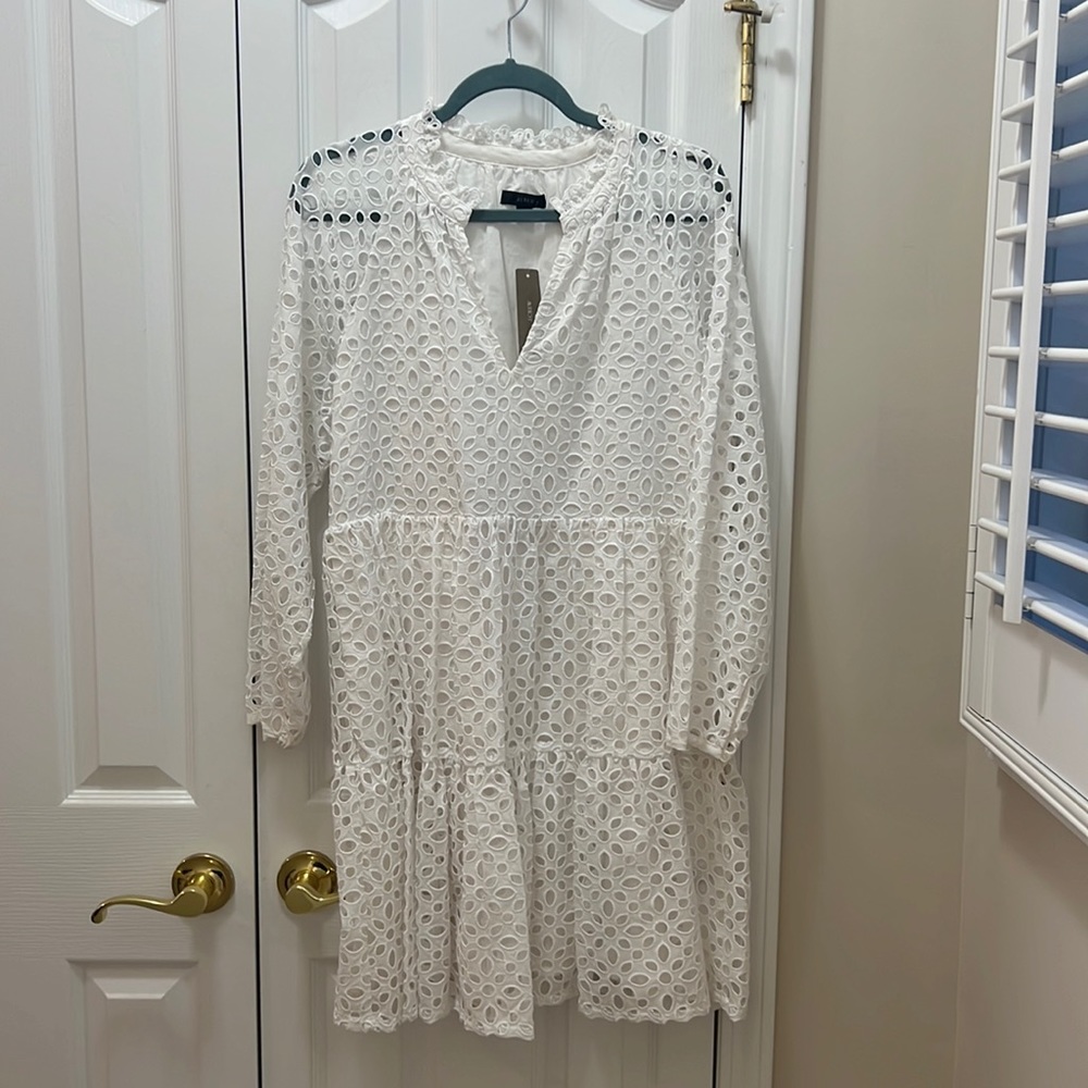 Jcrew eyelet dress